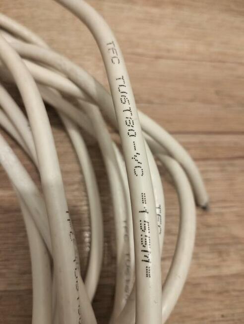 Kabel koncentryczny z zarobioną końcówką