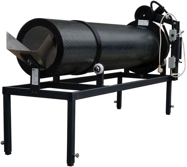 Przesiewacz 170cm x 80cm x 45 cm fi5mm BLACHA CZARNA