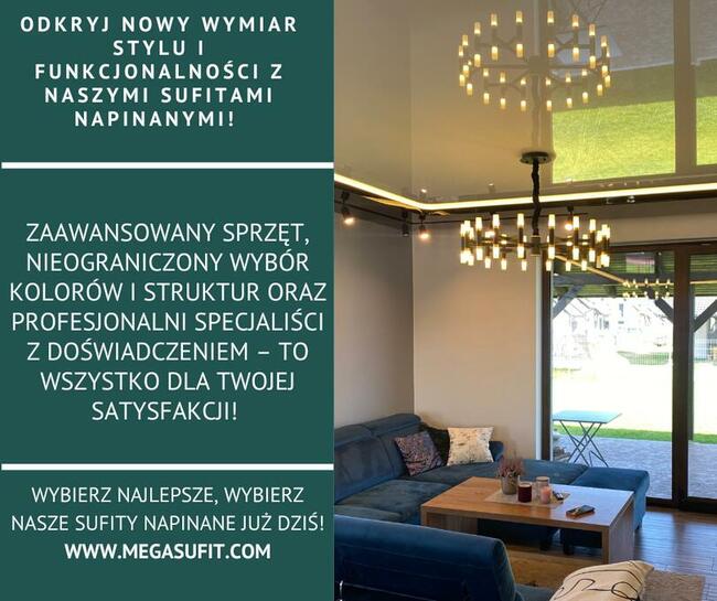 Sufity napinane, fachowy montaż szybkie terminy