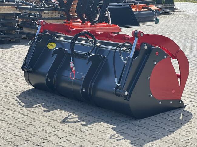 Szuflo krokodyl zęby wypalane lemiesz Hardox weidemann jcb