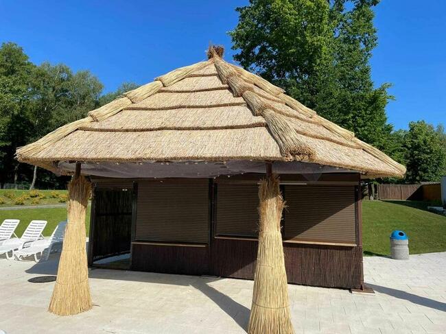 Płyta trzcinowa Płyty trzcinowe daszek altanka drewutnia huś