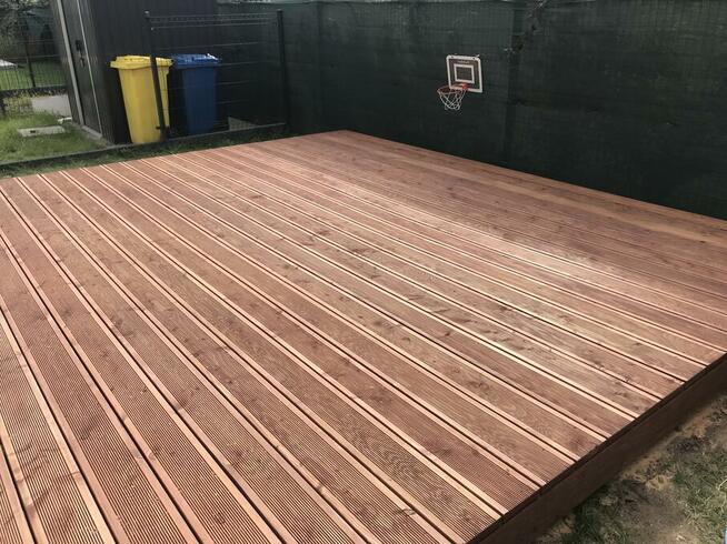 Kompleksowa wykonanie montaż budowa tarasu drewnianego W-wa