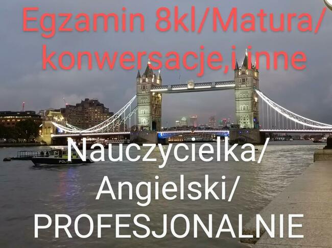 ANGIELSKI -PROFESJONALNIE/NAUCZYCIEL WIELOLETNI Z DOŚWIADCZ