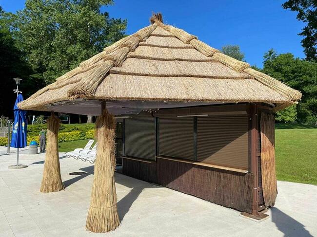 Płyta trzcinowa Płyty trzcinowe daszek altanka drewutnia huś