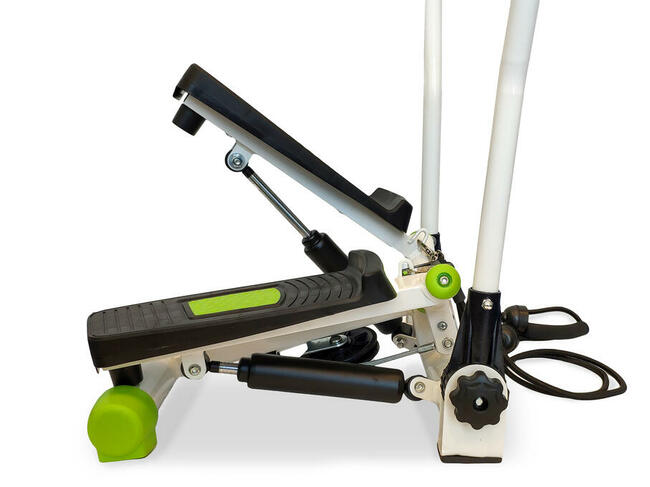 Stepper do ćwiczeń, skrętny z uchwytami i linkami
