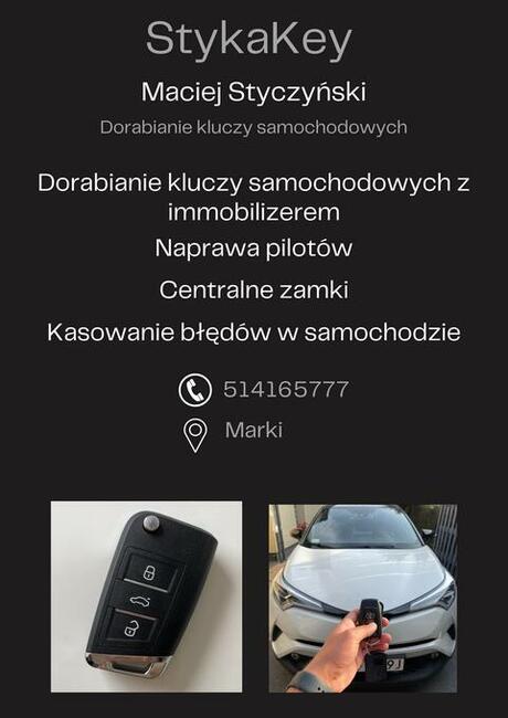 Dorabianie kluczy samochodowych