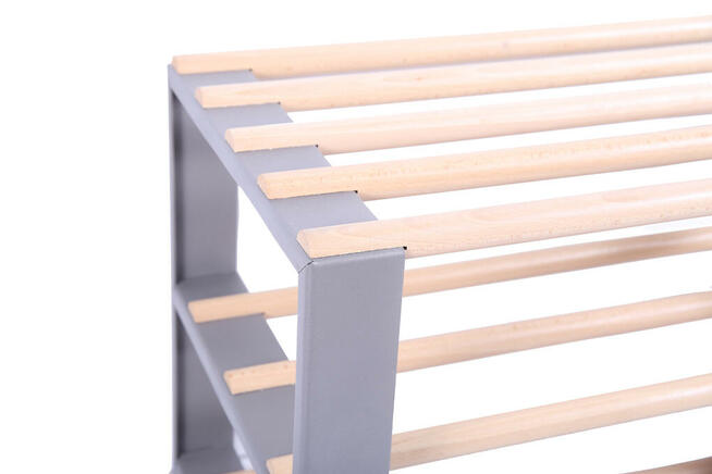 Stojak do butów z drewnem bukowym