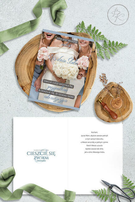 Kartki xxl ślub, duże kartki ślubne, pamiątki ślub Poznań