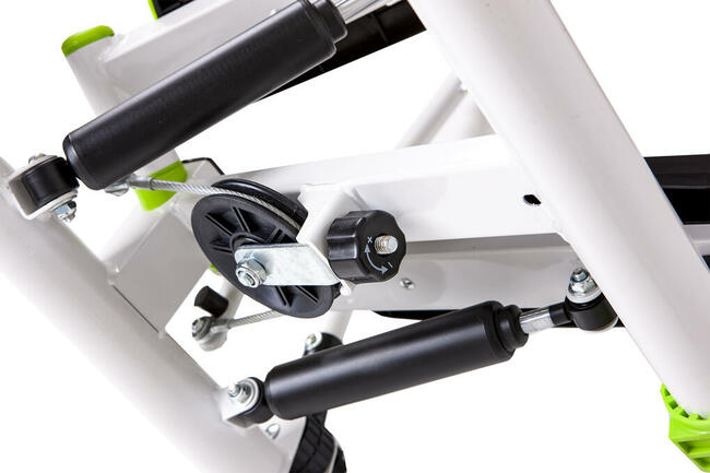 Stepper do ćwiczeń, skrętny z uchwytami i linkami