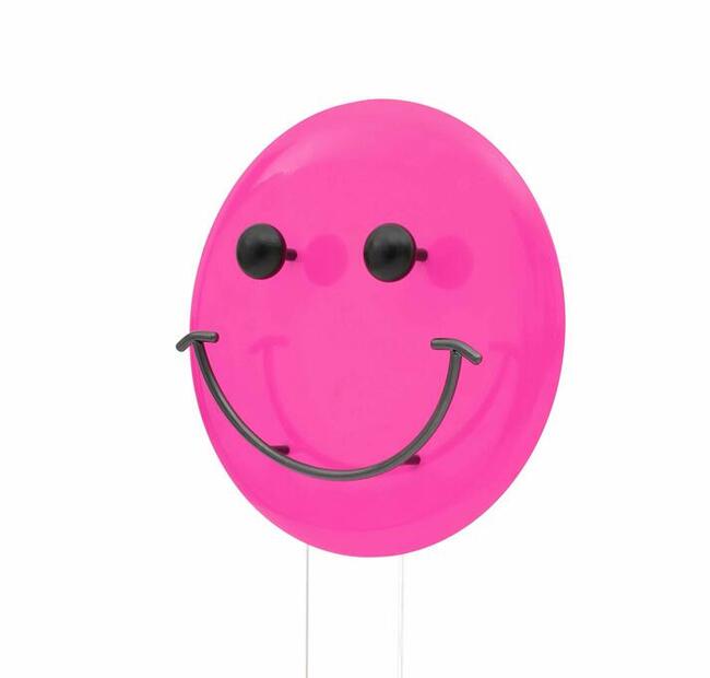 Wieszak Smile różowy.