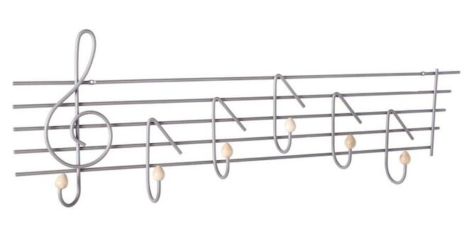 Wieszak Nuty - metaloplastyka