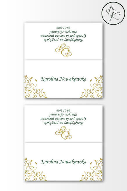 Winietki, winietki z podziękowaniem poznań