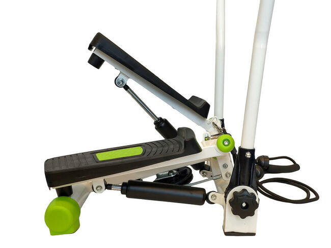 Stepper do ćwiczeń, skrętny z uchwytami i linkami