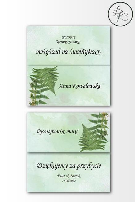 Winietki, winietki z podziękowaniem poznań