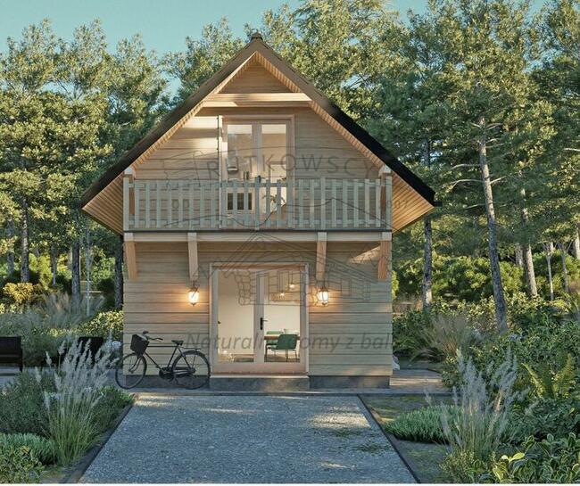 Dom szkieletowy 5mx7m z poddaszem użytkowym