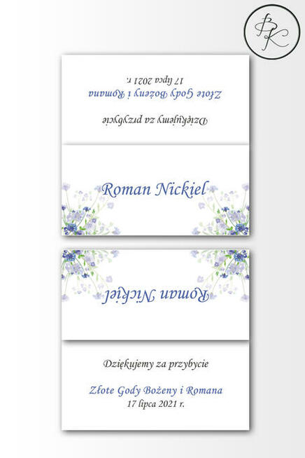 Winietki, winietki z podziękowaniem poznań