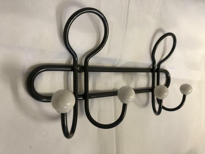 Wieszak uniwersalny 4 haczyki - metaloplastyka
