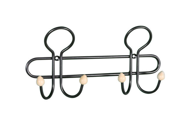 Wieszak uniwersalny 4 haczyki - metaloplastyka