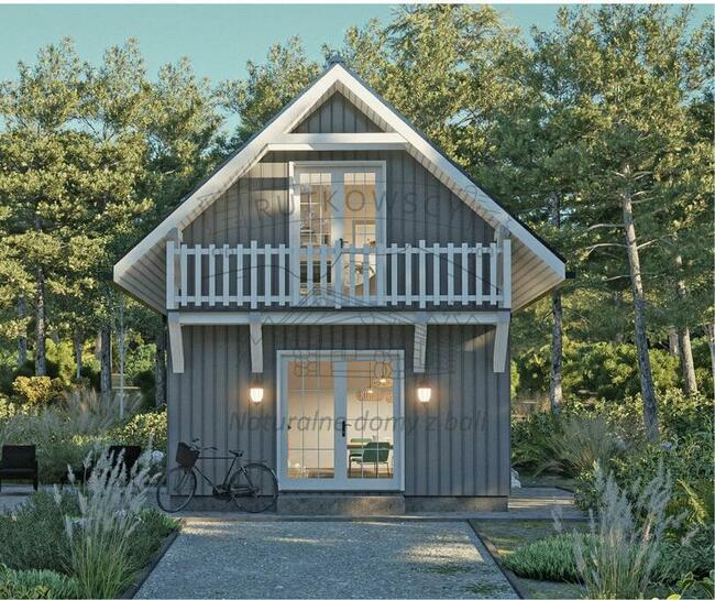 Dom szkieletowy 5mx7m z poddaszem użytkowym