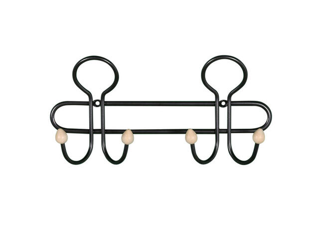 Wieszak uniwersalny 4 haczyki - metaloplastyka