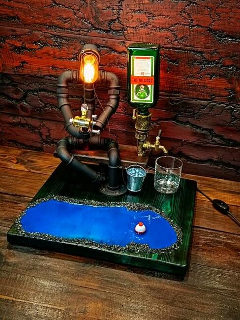 Dozownik, nalewak do alkoholu Wędkarz, pomysł na prezent