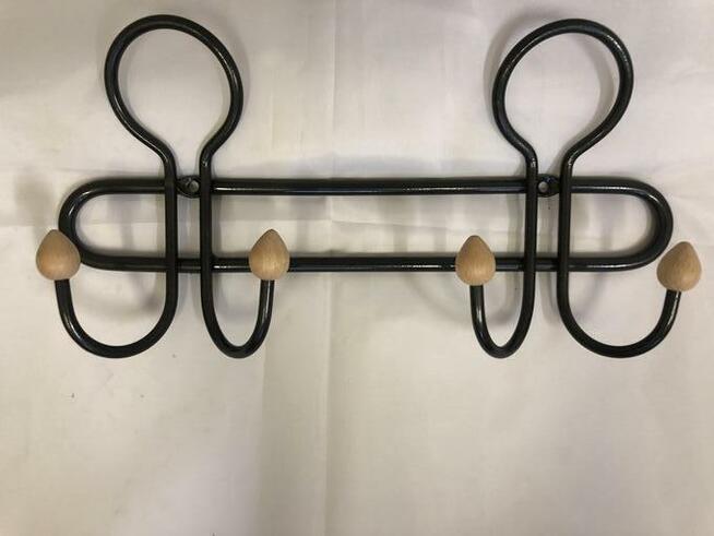 Wieszak uniwersalny 4 haczyki - metaloplastyka