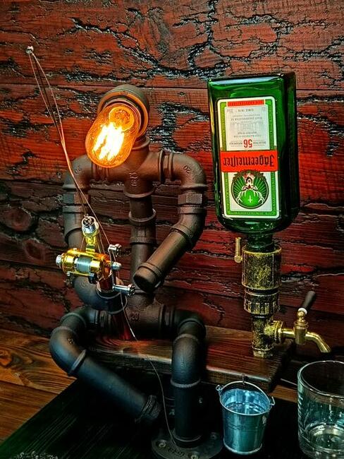 Dozownik, nalewak do alkoholu Wędkarz, pomysł na prezent