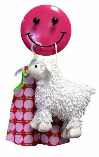 Wieszak Smile różowy.