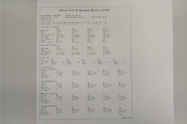 Ploter HP DesignJet 500 PLUS 42 cale DRUKARKA A0 HP-GL/2