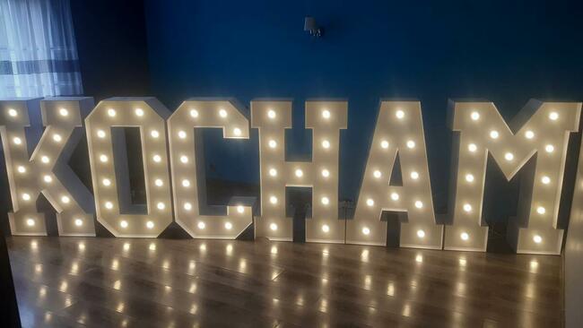 Wynajmę podświetlane napisy led itp. - Kalisz