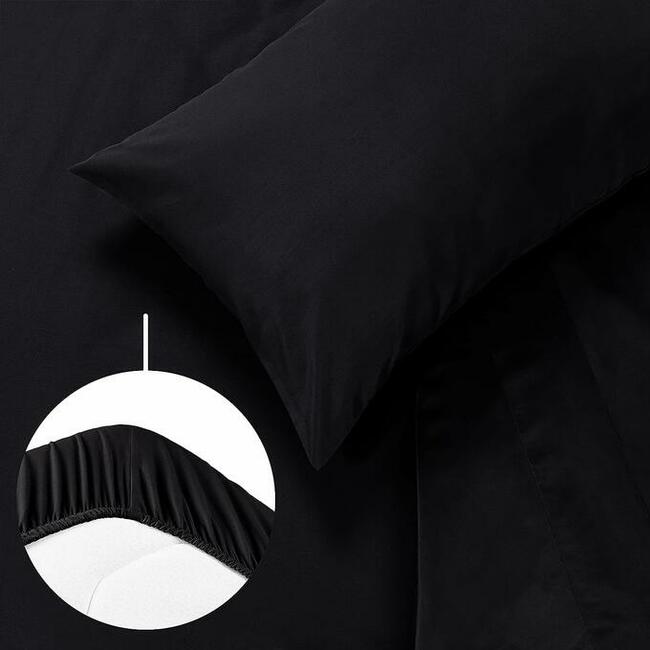 Poszewka na poduszkę Blumtal 80x50 czarna