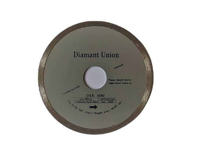 Tarcza diamentowa ciągła do glazury Diamant Union DSA. 5540