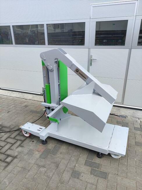 Belownica kompaktor zgniatarka prasa do odpadów kont. 1100l