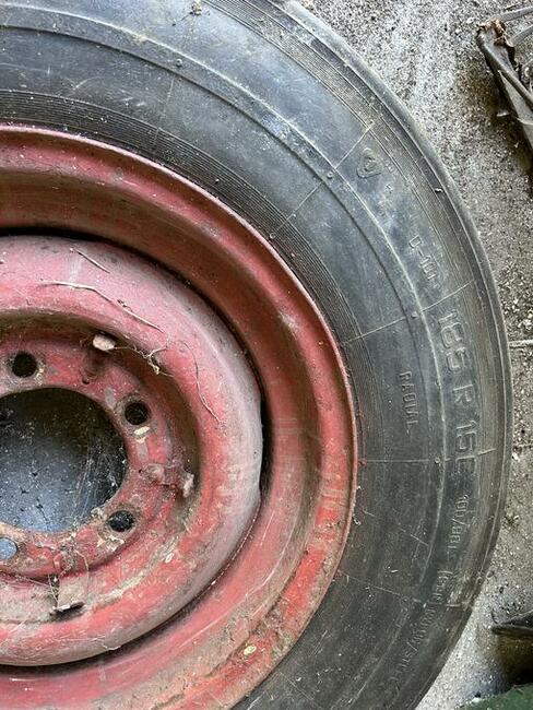 2 opony z felgami do Nysy lub Żuka