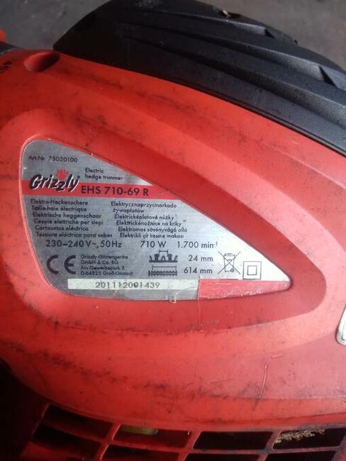 Nożyce do żywopłotu GRIZZLY EHS 710-69R