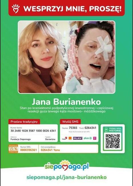 Pilne Błagam, pomóż Janie walczyć o sprawność.