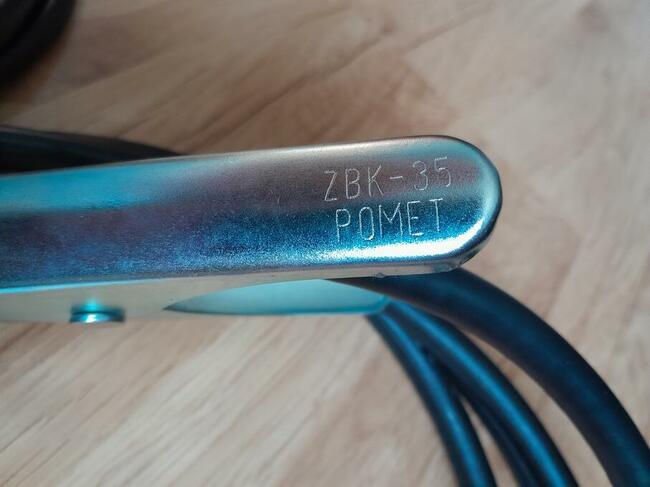 Przewody kable 35mm2 spawalnicze zestaw elektrodowy + masa