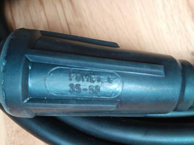 Przewody kable 35mm2 spawalnicze zestaw elektrodowy + masa