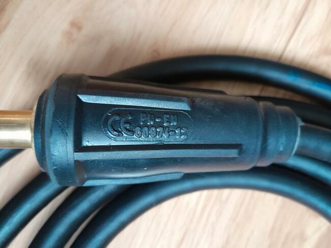 Przewody kable 35mm2 spawalnicze zestaw elektrodowy + masa