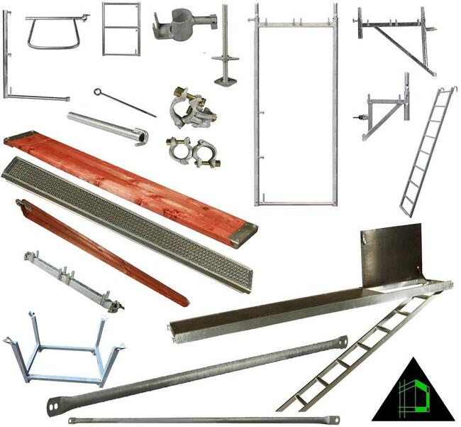 Rusztowania Elewacyjne Typ Plettac Baumann Rusztowanie 135m2