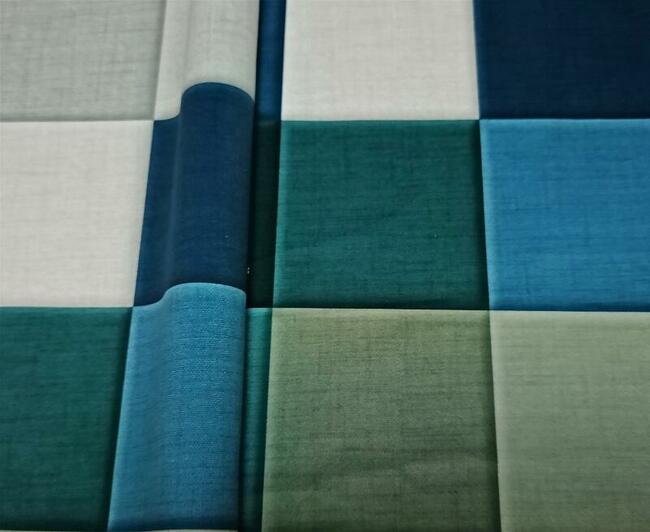 Kwadraty, tkanina dekoracyjna, obiciowa