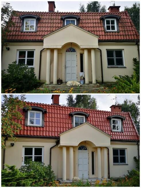 Mycie dachów, elewacji, kostki, przeszkleń na wysokości