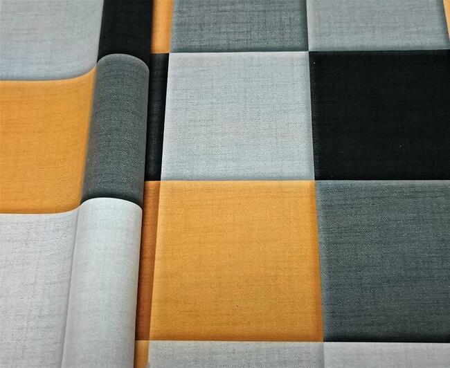 Kwadraty, tkanina dekoracyjna, obiciowa