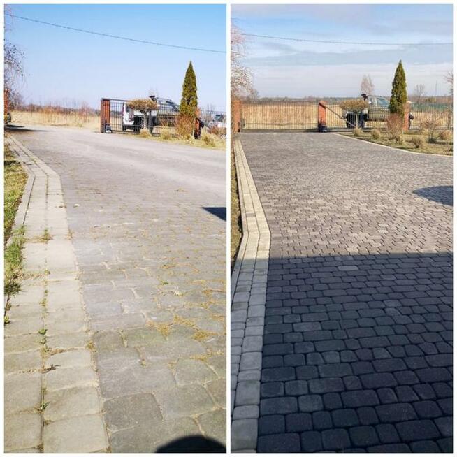 Mycie dachów, elewacji, kostki, przeszkleń na wysokości