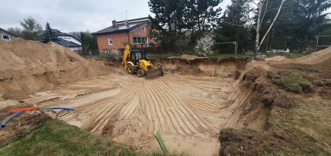 Prace ziemne. Koparko-ładowarka, minikoparka, koparka 3T, mi