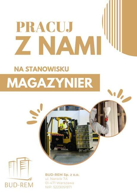 PRACOWNIK MAGAZYNU budowlanego