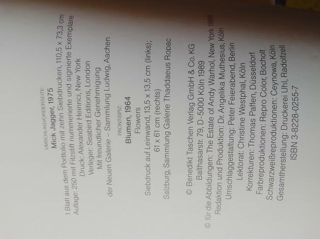 Klaus Honnef Andy Warhol