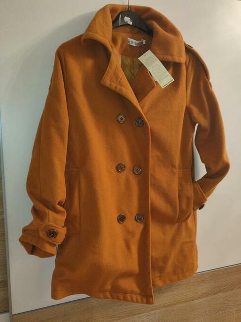 Jesienny płaszczyk krótki nowy z metką rozm 38