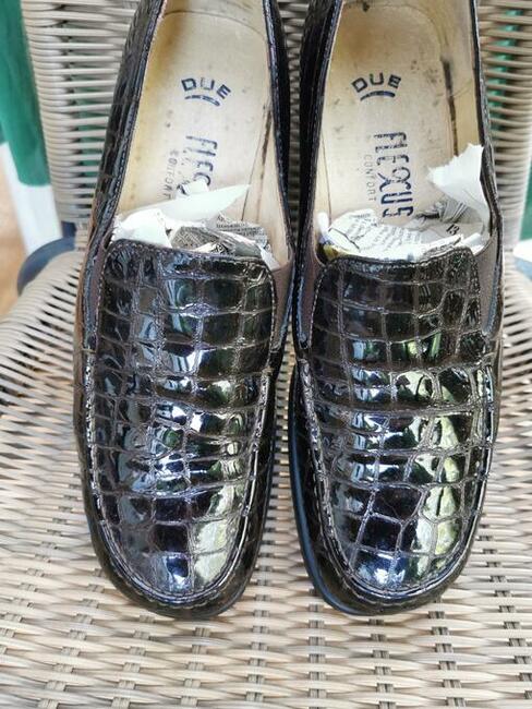 Mokasyny Skóra Naturalna Rozm.41 Wkładka 26,5cm JAK NOWE