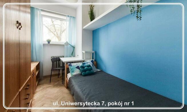 Przytulny pokój - Centrum ul. Uniwersytecka 7